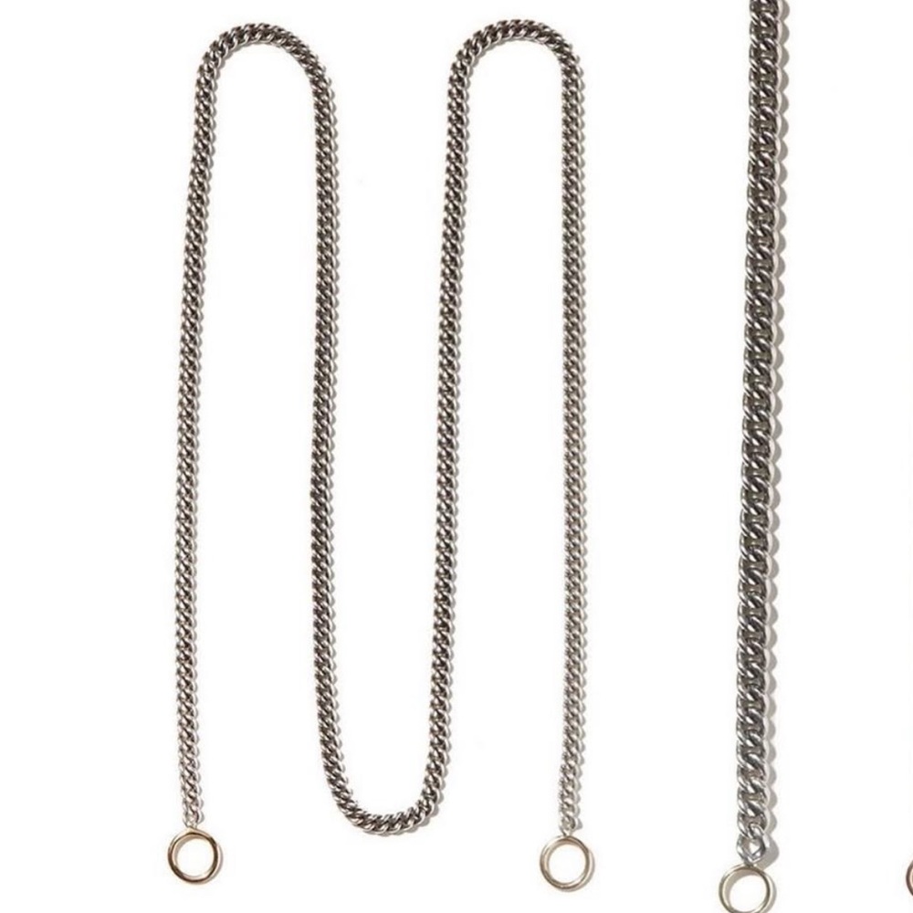 marla aaron Not So Heavy Curb Chain in Silver Necklace 16” - Picture 4 of 4